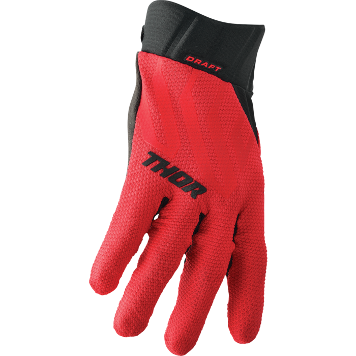 Thor Draft Offroad Handschuhe schwarz rot