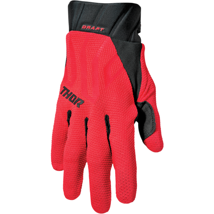 Thor Draft Offroad Handschuhe schwarz rot