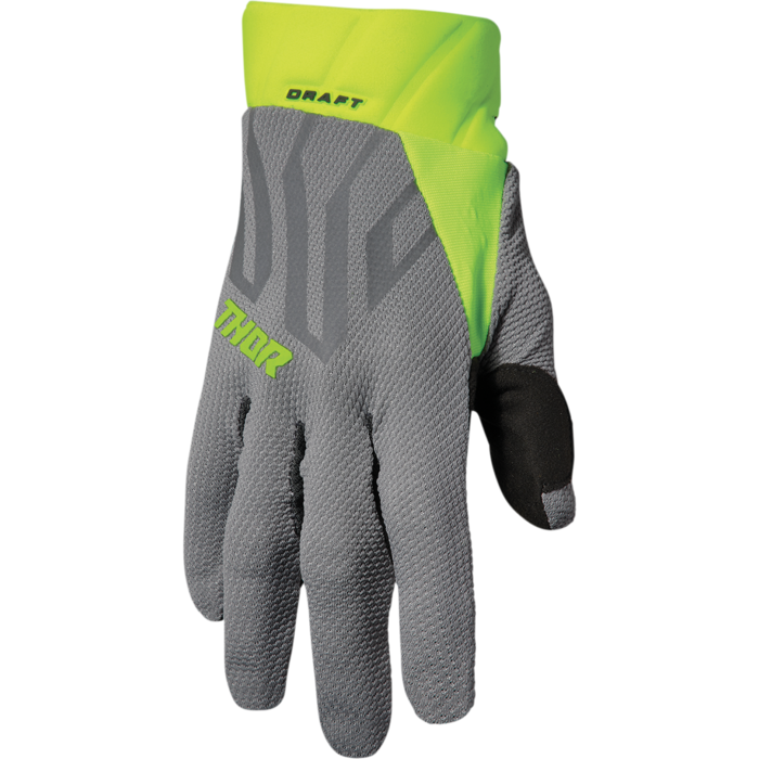 Thor Draft Offroad Handschuhe Acid grün grau