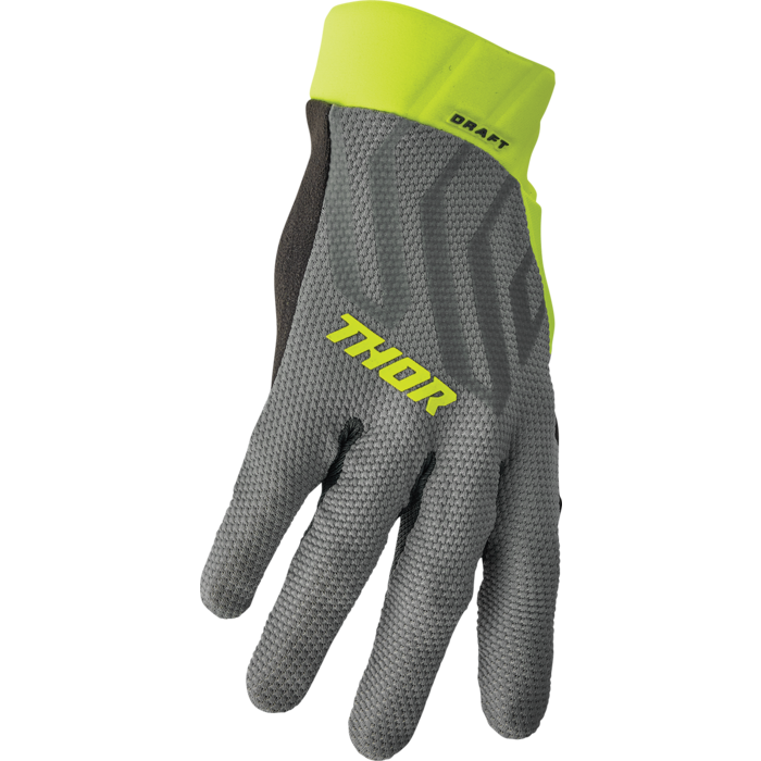 Thor Draft Offroad Handschuhe Acid grün grau