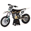 New Ray Rockstar Husqvarna FC450 Racing Motocross Model 1:12 Malcom Stewart