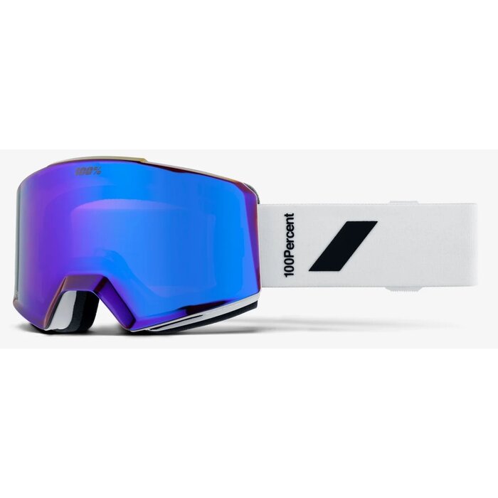 100 % NORG Goggle - Skibrille White HiPER® Violet Mirro