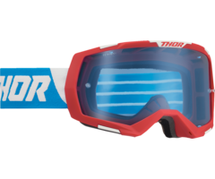 Thor Regiment MX Enduro Brille weiss rot blau