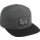 Built Snapback Kappe Cap grau schwarz