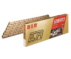 DID 520 ERT3 Standard Motorrad Kette gold mit Clipschloss