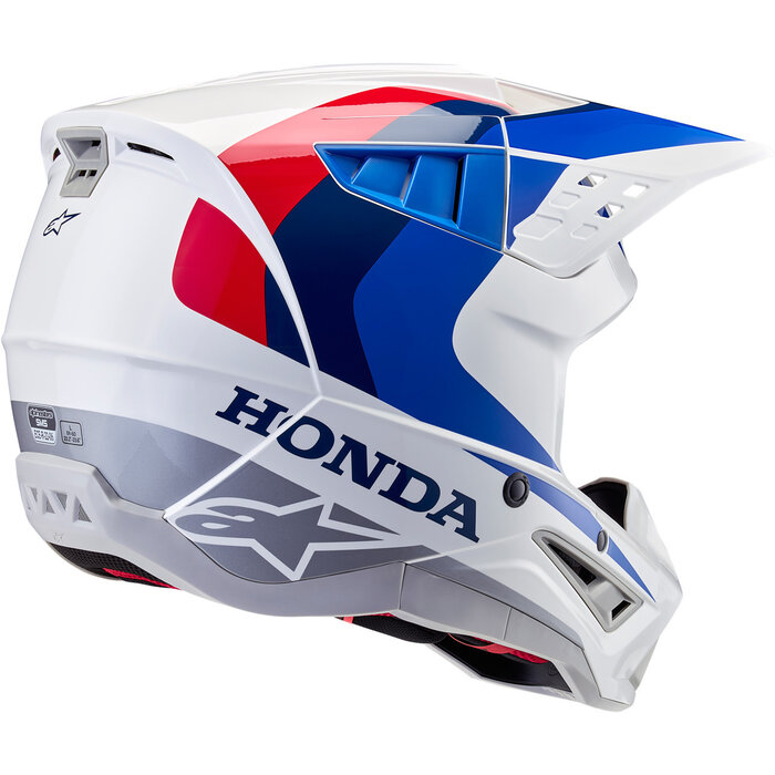 Alpinestars S-M5 Honda Motocross Helm weiss