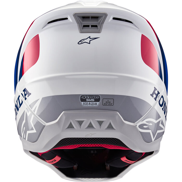 Alpinestars S-M5 Honda Motocross Helm weiss