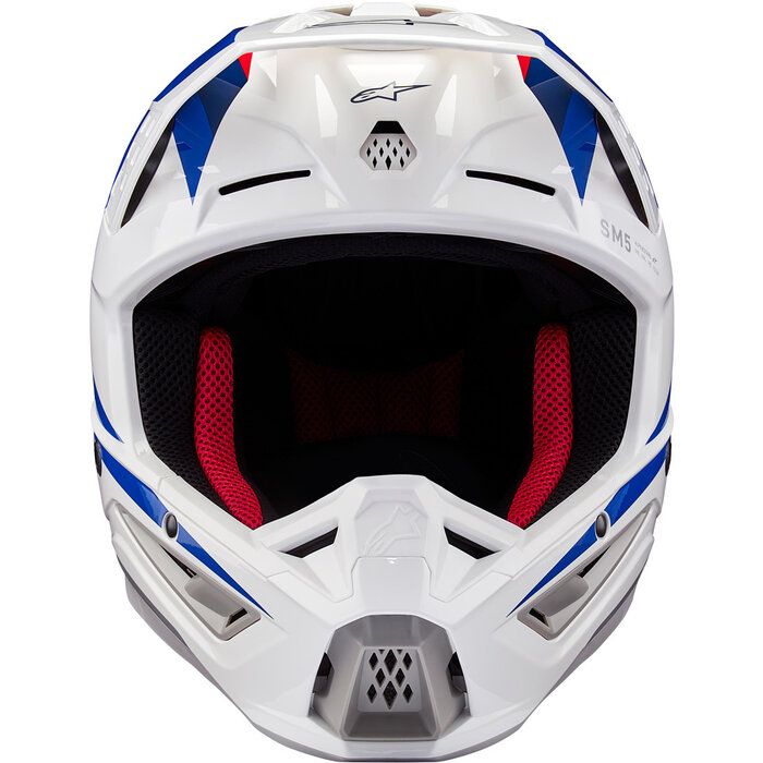 Alpinestars S-M5 Honda Motocross Helm weiss