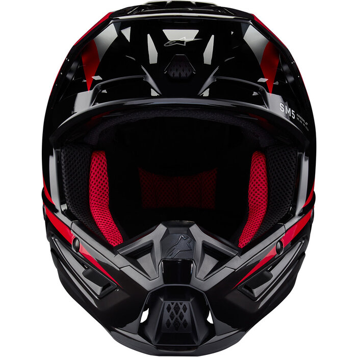 Alpinestars S-M5 Honda Motocross Helm schwarz