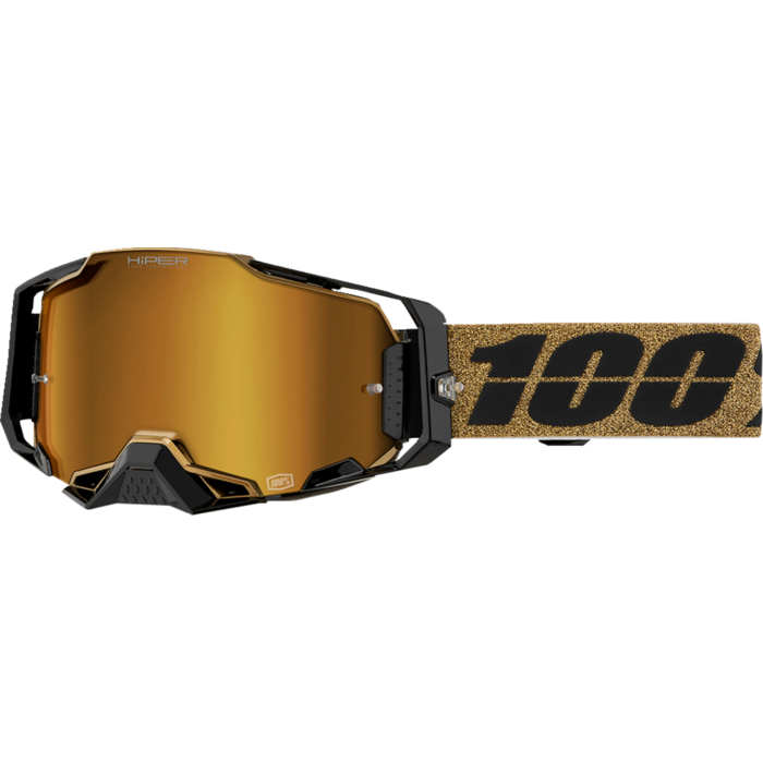 100 % Armega MX Enduro Brille GLORY HiPER Gold Mirror