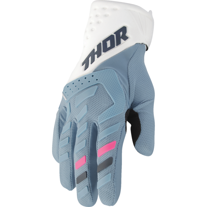 Thor Damen Spectrum Handschuhe weiss blau