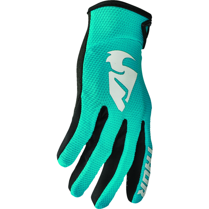 Thor Damen Sector Handschuhe aqua schwarz weiss