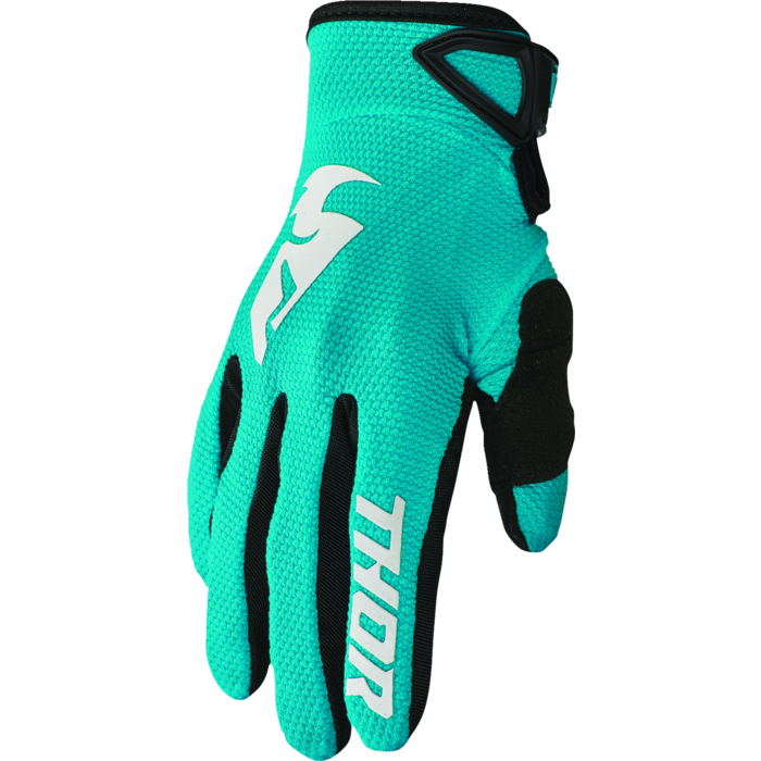 Thor Damen Sector Handschuhe aqua schwarz weiss
