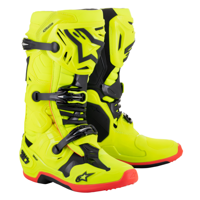 Alpinestars Stiefel Tech 10 neongelb