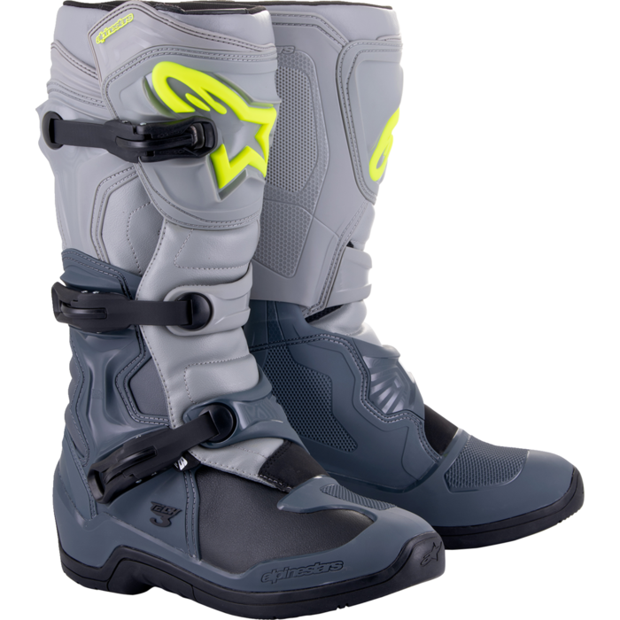 Alpinestars Stiefel Tech 3 dunkelgrau hellgrau schwarz
