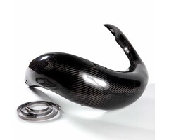 X-Grip Karbon Auspuffbirnen Schutz für Beta RR 125 ab Bj. 18-