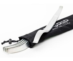 X-Grip X-TREME Montiereisen Set silber, 5er Set mit je 38,5 cm