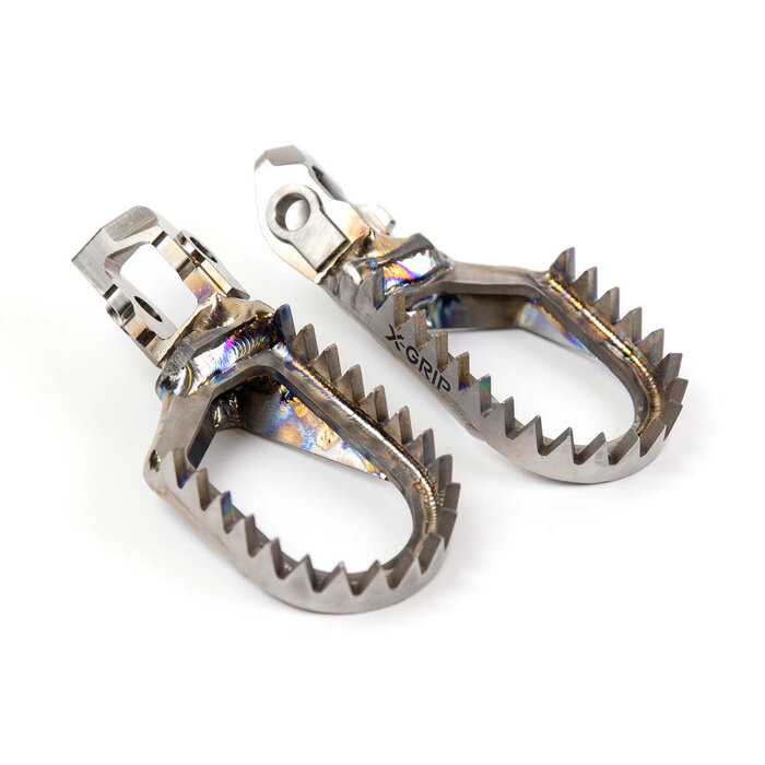 X-Grip Titan Piranhas Fußrasten -5mm retour für KTM Husqvarna GasGas