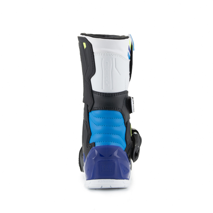 Alpinestars Tech 3S Kinderschiefel schwarz weiss blau