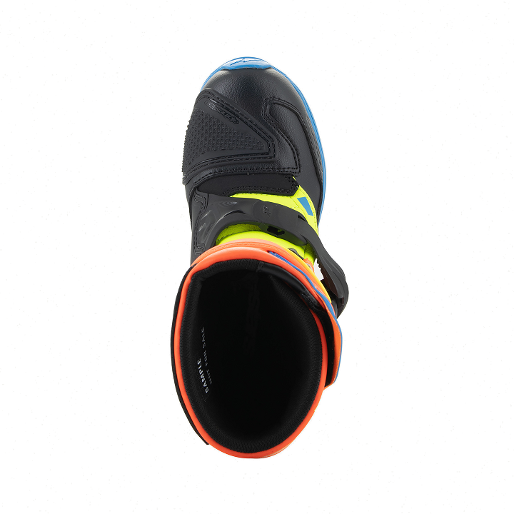 Alpinestars Tech 3S Kinderschiefel orange gelb blau