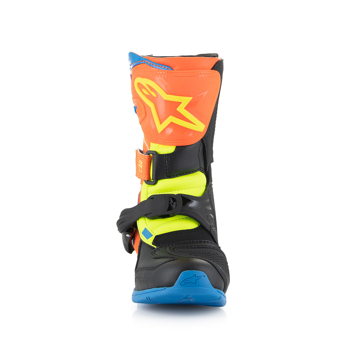 Alpinestars Tech 3S Kinderschiefel orange gelb blau