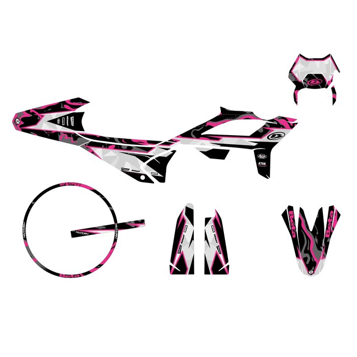 Kutvek Decorsatz Barbarian Serie für Beta SPM 50 ab Bj. 21-25 - pink