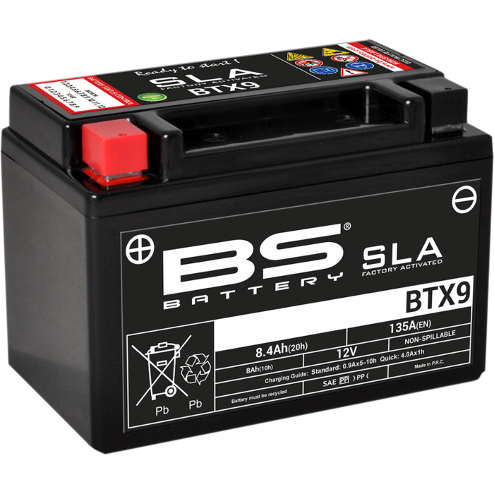 BS Battery Wartungsfreie Batterie BTX9