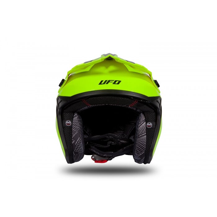 UFO Jet Helm Sheratan - schwarz neongelb