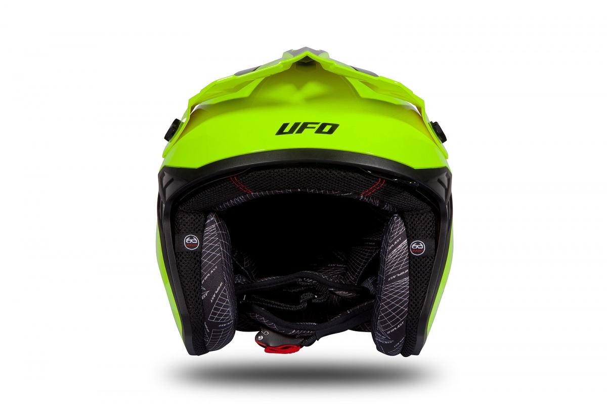 UFO Jet Helm Sheratan - schwarz neongelb