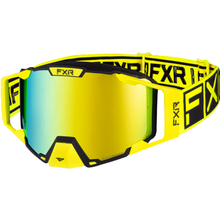FXR Pilot MX Gear Motocross Brille hi viz gelb