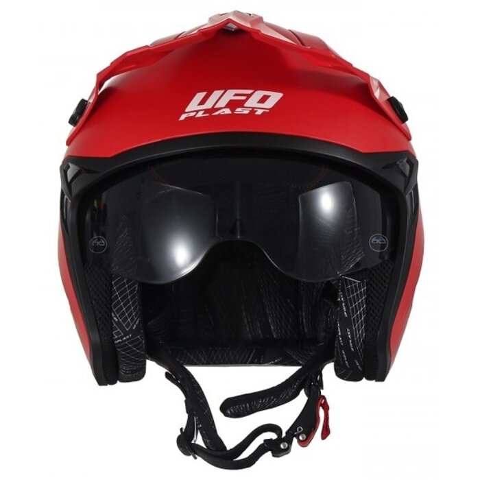 UFO Jet Helm Sheratan - rot matt