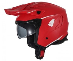 UFO Jet Helm Sheratan - rot matt