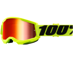 100 % Strata 2 Junior - Brille Motorradbrille neongelb