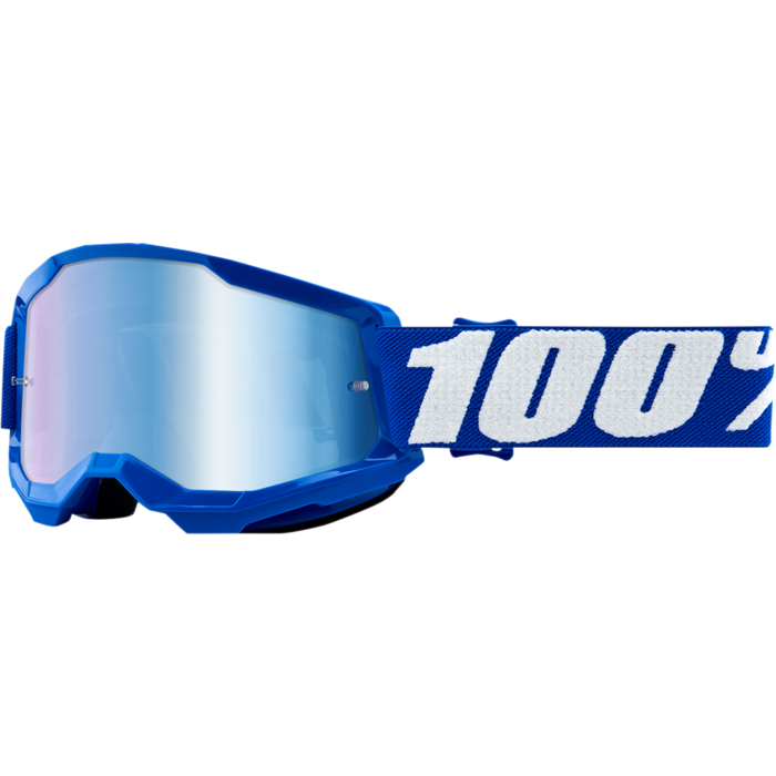 100 % Strata 2 Junior - Brille Motorradbrille blau