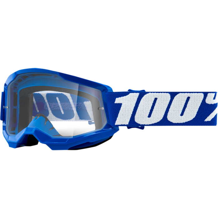 100 % Strata 2 Junior - Brille Motorradbrille blau