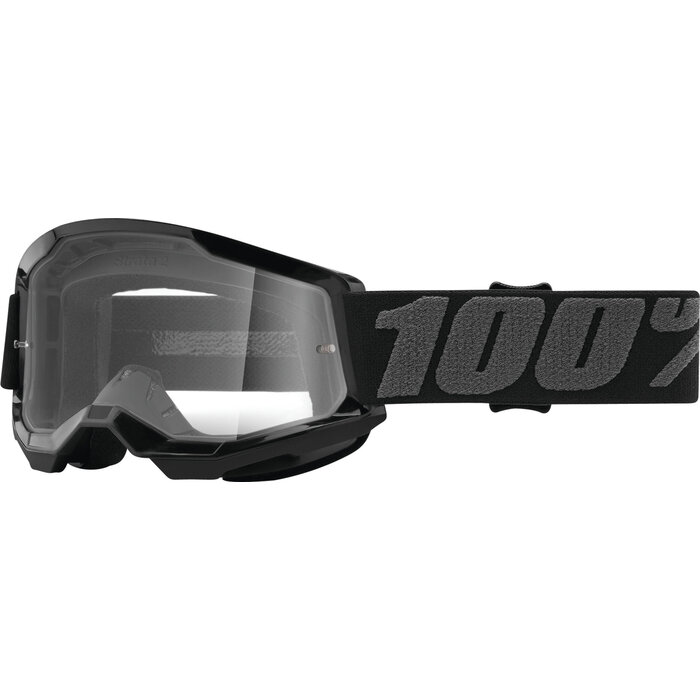 100 % Strata 2 Junior - Brille Motorradbrille schwarz