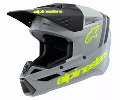 Alpinestars SM3 Kinder Helm Radium grau