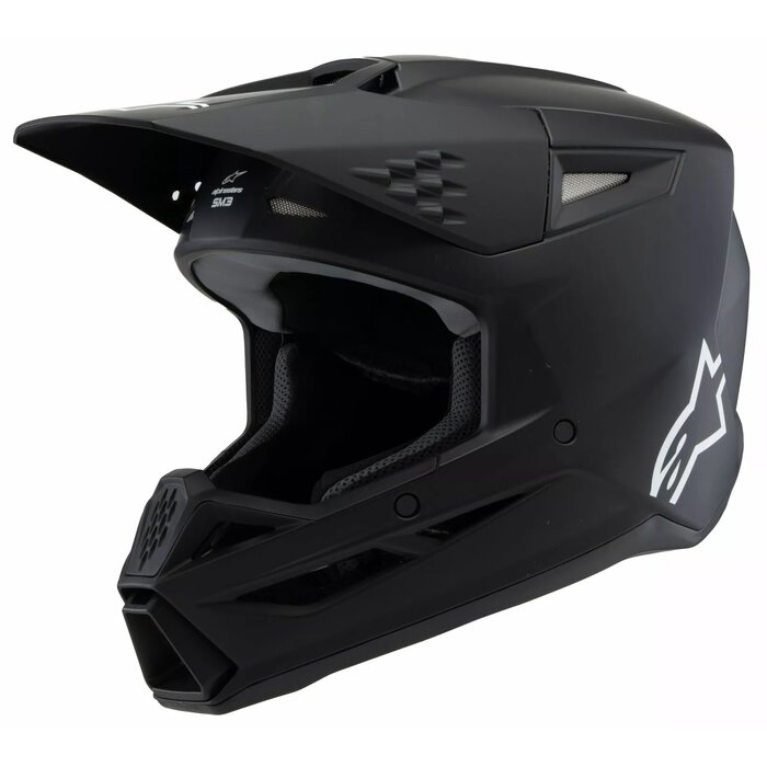 Alpinestars SM3 Kinder Helm Solid schwarz
