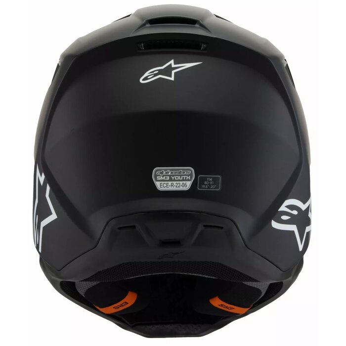 Alpinestars SM3 Kinder Helm Solid schwarz