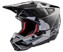 Alpinestars S-M5 Motocross Helm Rover grau camo
