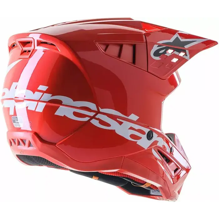 Alpinestars SM5 Corp Motocross Helm rot