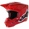 Alpinestars SM5 Corp Motocross Helm rot