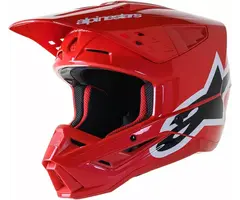 Alpinestars SM5 Corp Motocross Helm rot