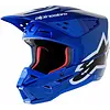 Alpinestars SM5 Corp Motocross Helm blau