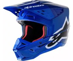 Alpinestars SM5 Corp Motocross Helm blau