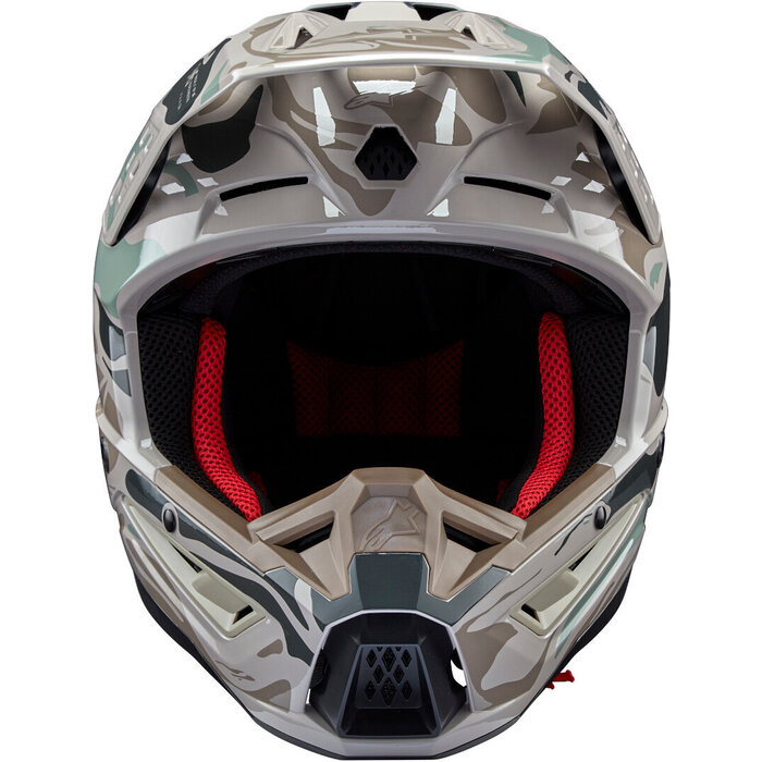 Alpinestars SM5 Motocross Helm Mineral dunkelgrau - hellgrau