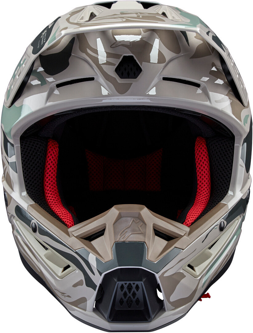 Alpinestars SM5 Motocross Helm Mineral dunkelgrau - hellgrau