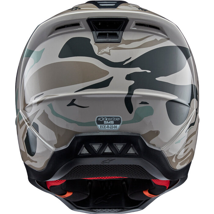 Alpinestars SM5 Motocross Helm Mineral dunkelgrau - hellgrau