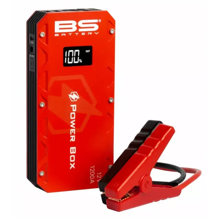 BS Battery  Starthilfe Power Box Booster PB-02 Batterie Ladegerät 12V Powerbank