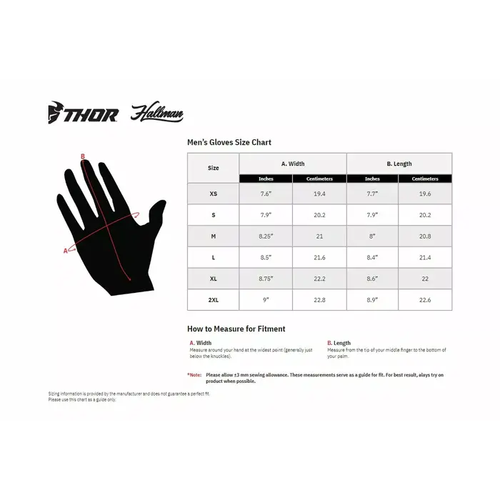 Thor Sportmode SD Handschuhe schwarz multi